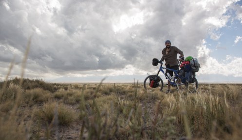 Momento de felicidad en la pampa, necesitaba autoretratarme.
