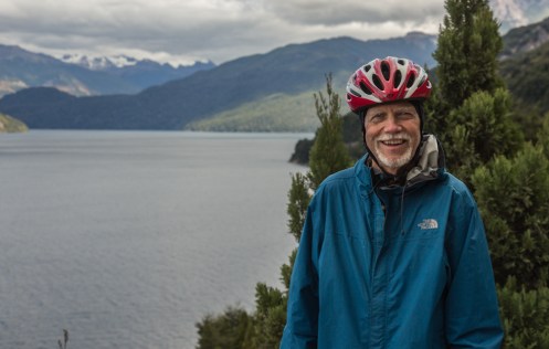 Peter Brother partió de Canada con su bicicleta, se dirige al sur.