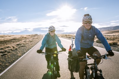 En el camino me encuentro con Frank y Florence que hacen más agradable los días en la pampa.