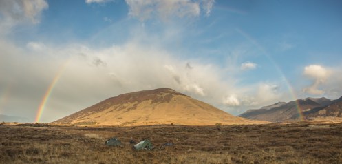 Campo base de operaciones en la pampa para nuestra visita al Perito moreno