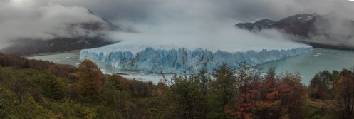 Panorámica del glaciar completo. Aunque no lo parezca de lado a lado hay 5 km.
