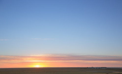 Atardece sobre los habitantes de Tierra del Fuego.