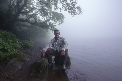 Ballardo es natural de Ometepe, y desde hace muchos años trabaja como guía subiendo al Volcán Madera y Concepción.