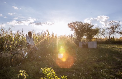"Poneros donde querais y descansar, si necesitais algo no teneis nada más que pedirlo..." nos dice Adolfo al llegar a su casa.  Que más podemos necesitar aqui...