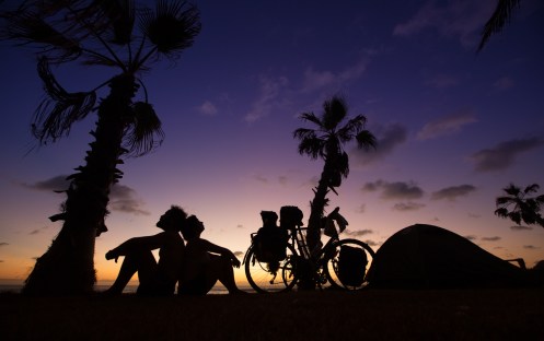 Nuestra segunda noche en esta península fue simplemente de postal.