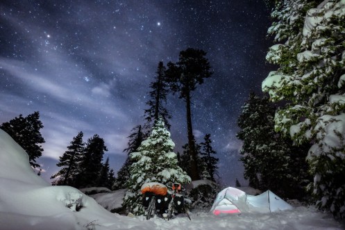Por la noche salen las estrellas a saludarnos, pero pronto desapareceran.