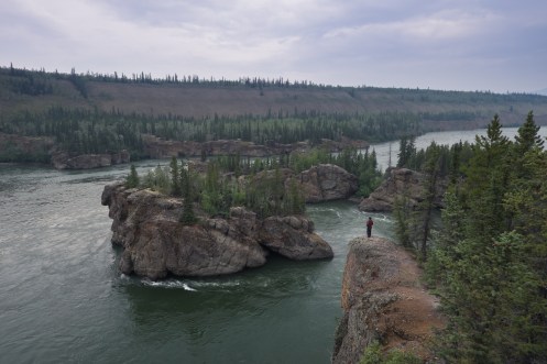 Vista de los rápidos de Five Fingers desde lo alto, el mayor problema que nos encontraremos a lo largo de nuestro recorrido.